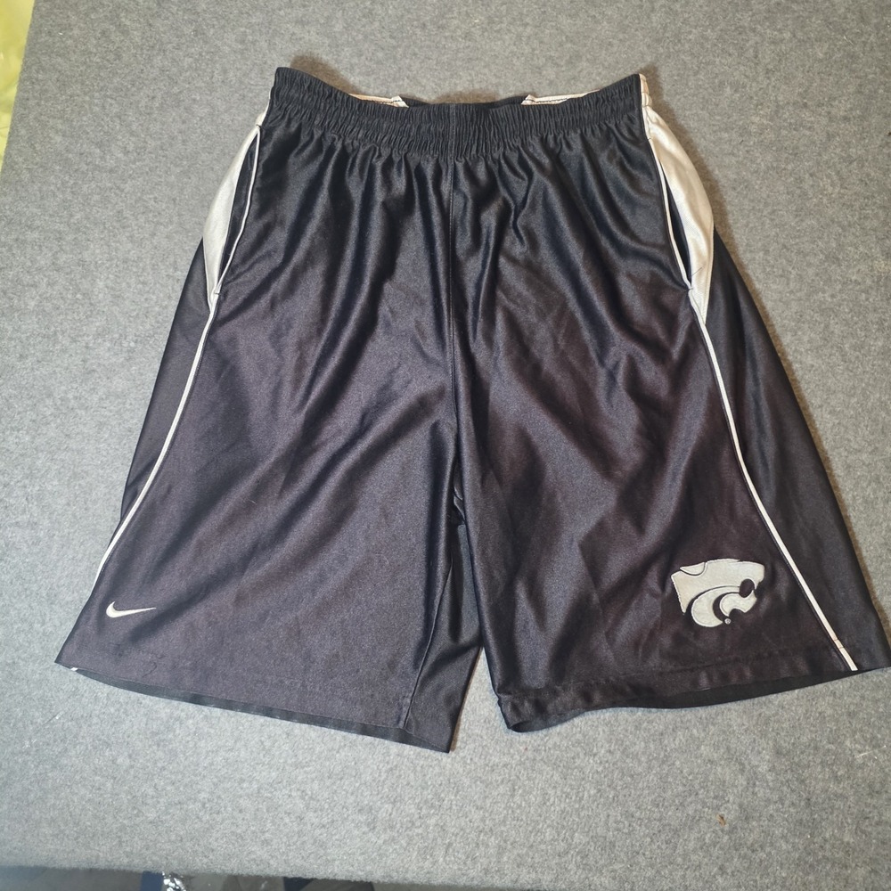 Vintage Nike Team K-State Basketball Shorts Small 931